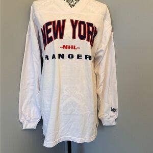 Vintage New York Rangers NHL Long Sleeve Shirt